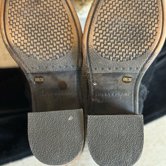 Lucky Brand Black Suede Ramsden Over The Knee Boot Size 6 - Picture 3 of 6